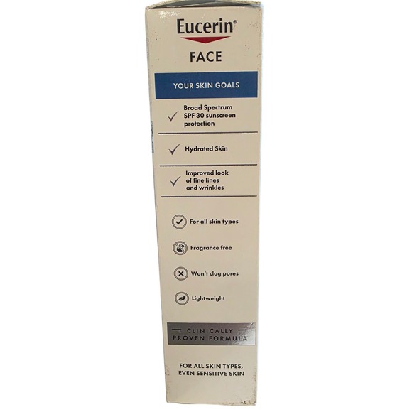 Eucerin Face Immersive Hydration Daily Lotion Broad Spectrum SPF 30 Sunscreen - Picture 2 of 5